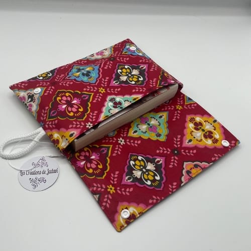 pochette livre de poche - création artisanale aravis - créations de jadavi